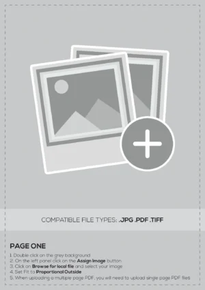 UPLOAD YOUR OWN - A4 4pp Brochure Laminated