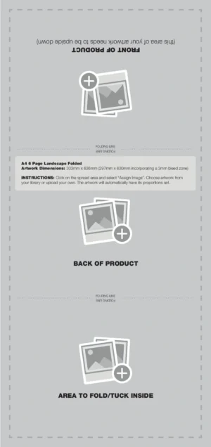 UPLOAD YOUR OWN - A4 Tentfold Brochure (6 pages)