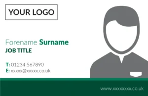 QR Code Business Card - Design 1
