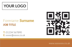 QR Code Business Card - Design 4