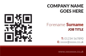 QR Code Business Card - Design 5