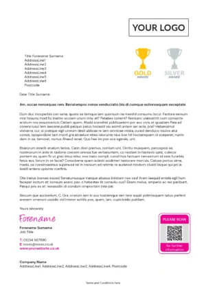 A4 Letter - Single Page, Trackable 08