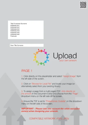 UPLOAD YOUR OWN - A4 1pp Letter with Salutation
