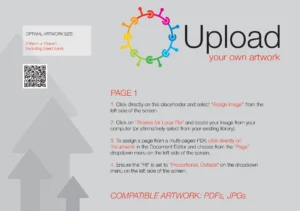 UPLOAD YOUR OWN - A5 2pp Postcard into Non-Window Envelope