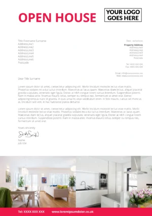 A4 Letter - Open House