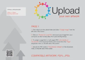 UPLOAD YOUR OWN - A5 2pp Postcard into Non-Window Envelope, 1st Class