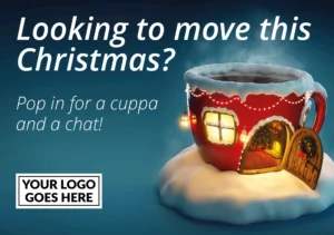 Easy A5 Postcard - Xmas (Looking to Move This Christmas)