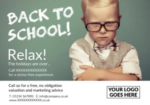 Easy A5 Postcard - School (Back To!) Education 1