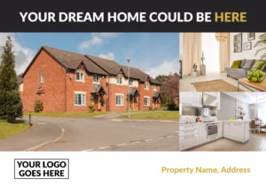 Easy A5 Postcard - Dream Home 02 (Three Images)
