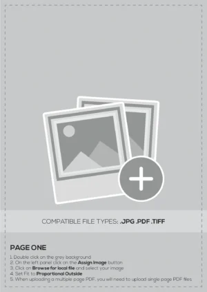 UPLOAD YOUR OWN - A4 Letter, 4 Page in envelope 1st Class