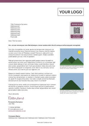 A4 Letter - Single Page, Trackable 04