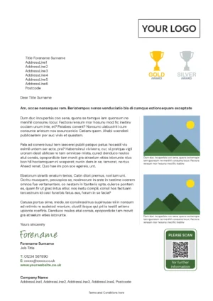 A4 Letter - Single Page, Trackable 09