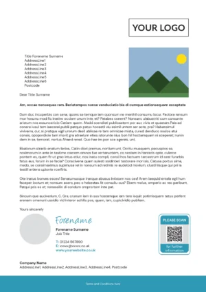 A4 Letter - Single Page, User Photo, Trackable 12