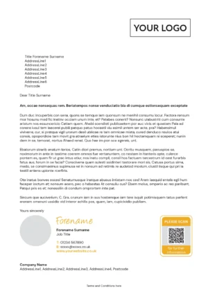 A4 Letter - Single Page, User Photo, Trackable 16