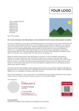 A4 Letter - Single Page, User Photo, Trackable 17