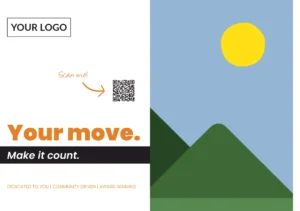 A5 Postcard - Simple Message 08 (Back 1)
