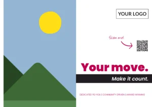 A5 Postcard - Simple Message 07 (Back 2)